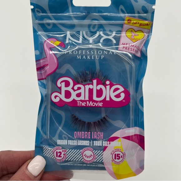 NYX x Barbie The Movie Makeup Set – Ken-ergy Mini Palette + Ombre Lashes – New - Picture 4 of 5